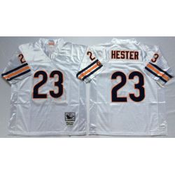 Cheap Devin Hester Bears Jersey #23 White throwback From China