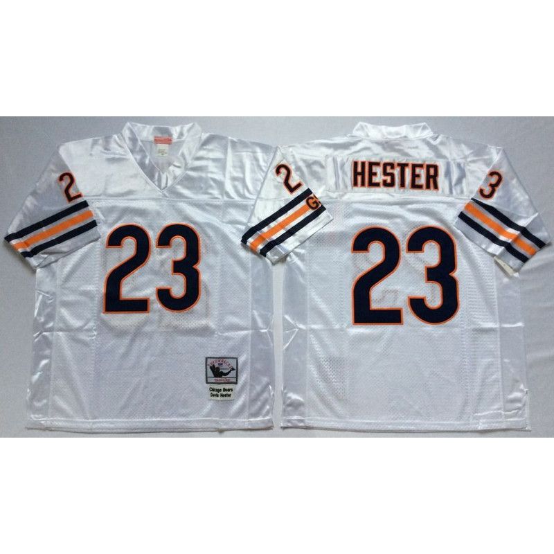 Cheap Devin Hester Bears Jersey #23 White throwback From China