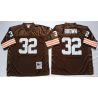Cheap Jim Brown Browns Jersey #32 Brown Throwback Short sleeves From China