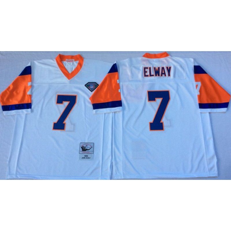 Cheap John Elway Broncos Jersey #7 White Throwback 75th From China Cheap John Elway Broncos Jersey #7 White Throwback 75th From China