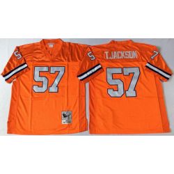 Cheap Tom Jackson Broncos Jersey #57 Orange Throwback From China