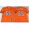 Cheap Gary Zimmerman Broncos Jersey #65 Orange From China Throwback
