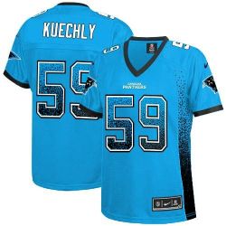 Cheap Luke Kuechly Panthers Women Jersey From China Blue Drift Fashion I #59