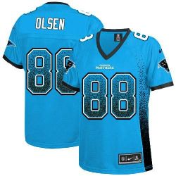 Cheap Greg Olsen Women Jersey From China Panthers Drift Fashion I #88