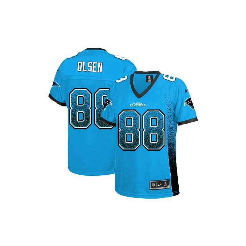 Cheap Greg Olsen Women Jersey From China Panthers Drift Fashion I #88