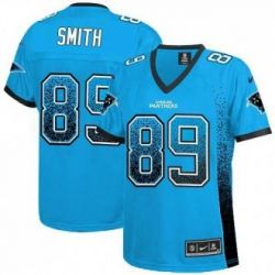 Cheap Steve Smith Panthers Women Jersey From China Blue Drift Fashion I #89