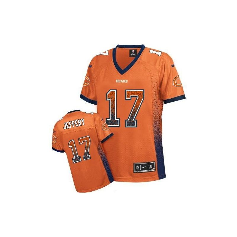 Cheap Alshon Jeffery Bears Women Jersey From China Orange Drift Fashion I #17