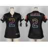 Cheap Johnny Manziel Browns Women Jersey From China Black Fashion #2