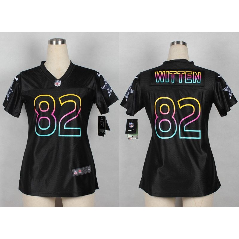 Cheap Jason Witten Cowboys Women Jersey From China Black Fashion #82