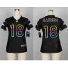 Cheap Peyton Manning Broncos Women Jersey From China Black Fashion #18