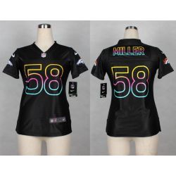 Cheap Von Miller Broncos Women Jersey From China Black Fashion #58