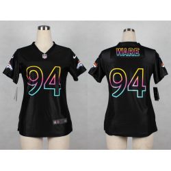 Cheap DeMarcus Ware Broncos Women Jersey From China Black Fashion #94