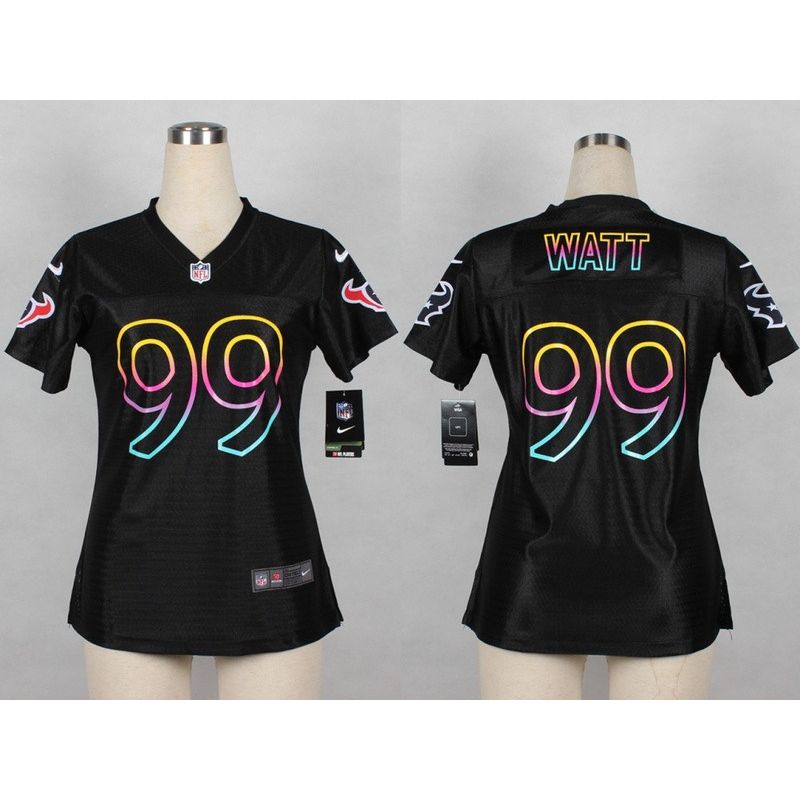 Cheap JJ Watt Texans Women Jersey From China Black Fashion #99