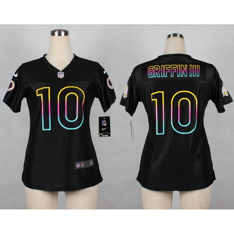Cheap Robert Griffin III Redskins Women Jersey From China Black Fashion #10