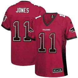 Cheap Julio Jones Falcons Women Jersey From China Red Drift Fashion I #11