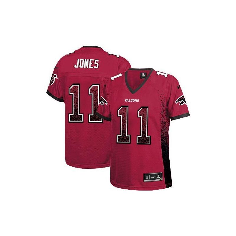 Cheap Julio Jones Falcons Women Jersey From China Red Drift Fashion I #11