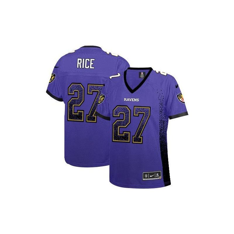 Cheap Ray Rice Ravens Women Jersey From China Purple Drift Fashion I #27