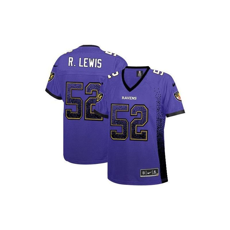 Cheap Ray Lewis Ravens Women Jersey From China Purple Drift Fashion I #52