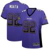 Cheap Haloti Ngata Ravens Women Jersey From China Purple Drift Fashion I #92