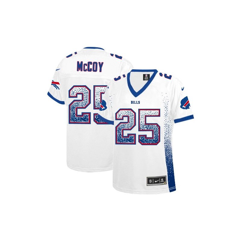 Cheap LeSean McCoy Bills Women Jersey From China White Drift Fashion I #25