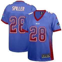 Cheap CJ Spiller Bills Women Jersey From China Blue Drift Fashion I #28