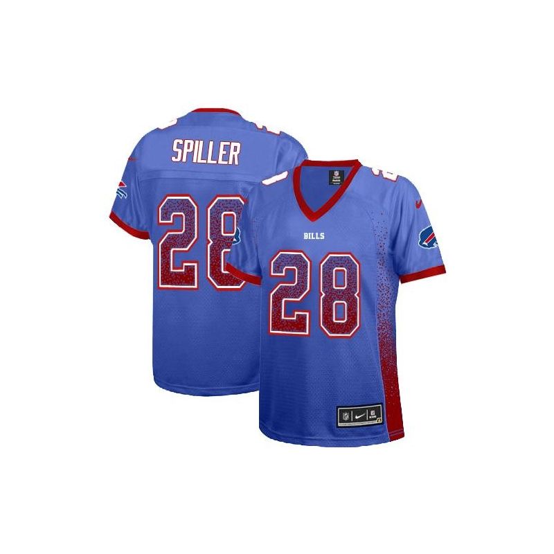 Cheap CJ Spiller Bills Women Jersey From China Blue Drift Fashion I #28