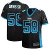 Cheap Thomas Davis Sr Panthers Women Jersey From China Black Drift Fashion I #58
