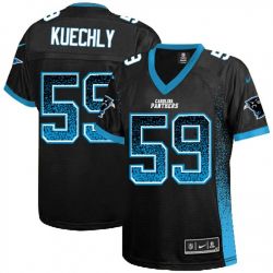 Cheap Luke Kuechly Panthers Women Jersey From China Black Drift Fashion I #59