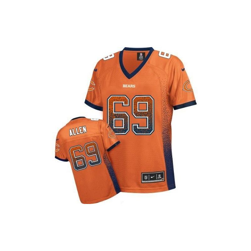 Cheap Jared Allen Bears Women Jersey From China Orange Drift Fashion I #69