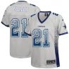 Cheap Ezekiel Elliott Cowboys Women Jersey From China Grey Drift Fashion I #21