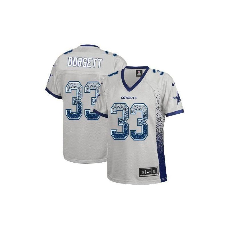 Cheap Tony Dorsett Cowboys Women Jersey From China Grey Drift Fashion I #33