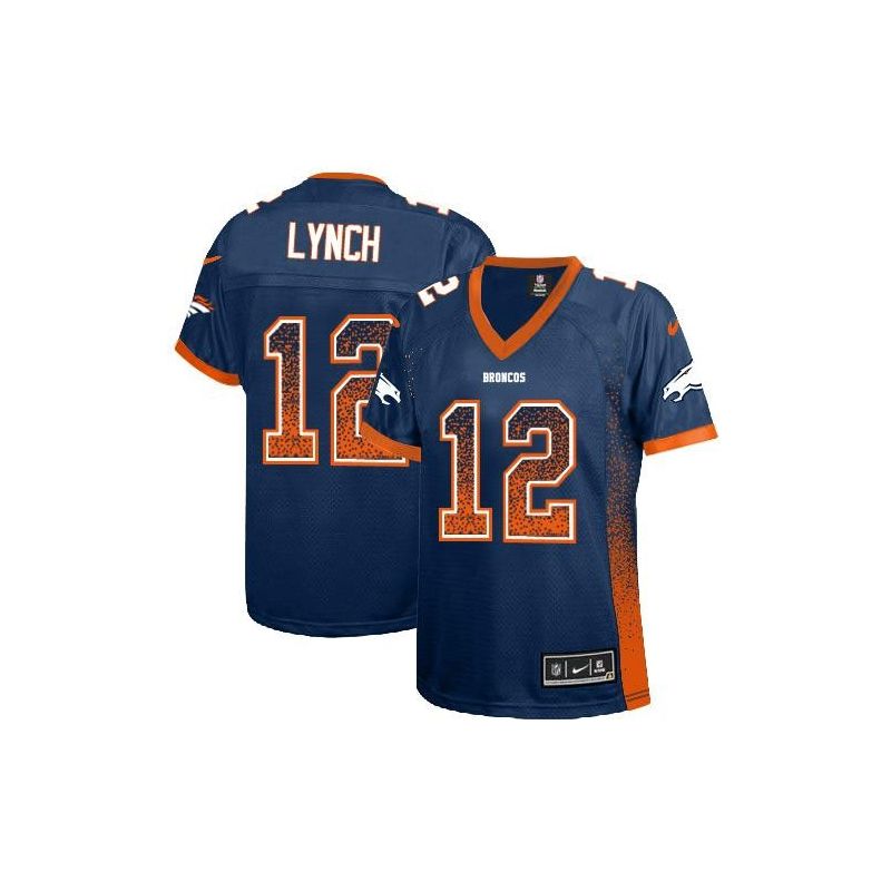 Cheap Paxton Lynch Broncos Women Jersey From China Blue Drift Fashion I #12