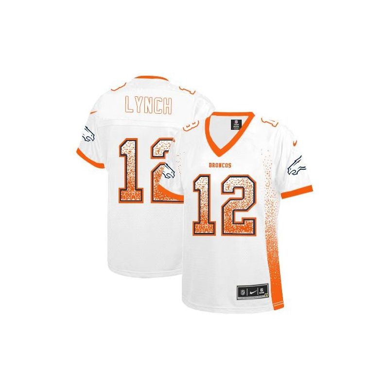 Cheap Paxton Lynch Broncos Women Jersey From China White Drift Fashion I #12