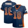 Cheap Peyton Manning Broncos Women Jersey From China Blue Drift Fashion I #18