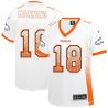 Cheap Peyton Manning Broncos Women Jersey From China White Drift Fashion I #18