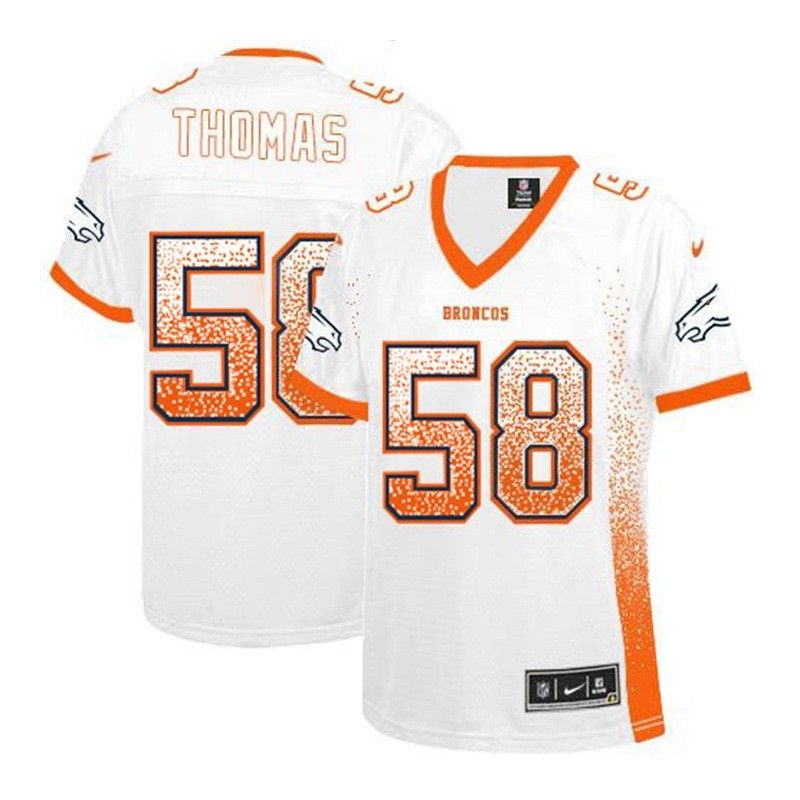 Cheap Von Miller Broncos Women Jersey From China White Drift Fashion I #58