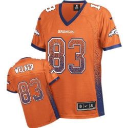 Cheap Wes Welker Broncos Women Jersey From China Orange Drift Fashion I #83