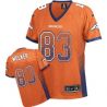 Cheap Wes Welker Broncos Women Jersey From China Orange Drift Fashion I #83
