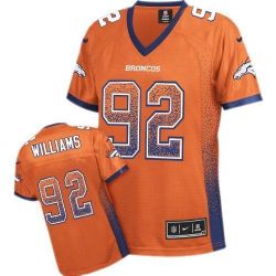 Cheap Sylvester Williams Broncos Women Jersey From China Orange Drift Fashion I #92