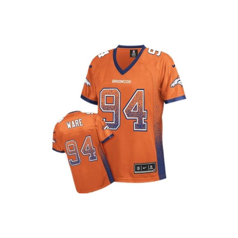 Cheap DeMarcus Ware Broncos Women Jersey From China Orange Drift Fashion I #94