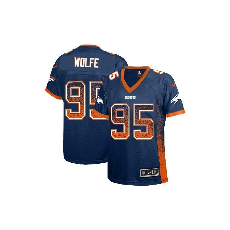 Cheap Derek Wolfe Broncos Women Jersey From China Blue Drift Fashion I #95