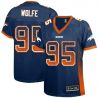 Cheap Derek Wolfe Broncos Women Jersey From China Blue Drift Fashion I #95