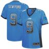 Cheap Matthew Stafford Lions Women Jersey From China Blue Drift Fashion I #9