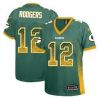 Cheap Aaron Rodgers Packers Women Jersey From China Green Drift Fashion I #12