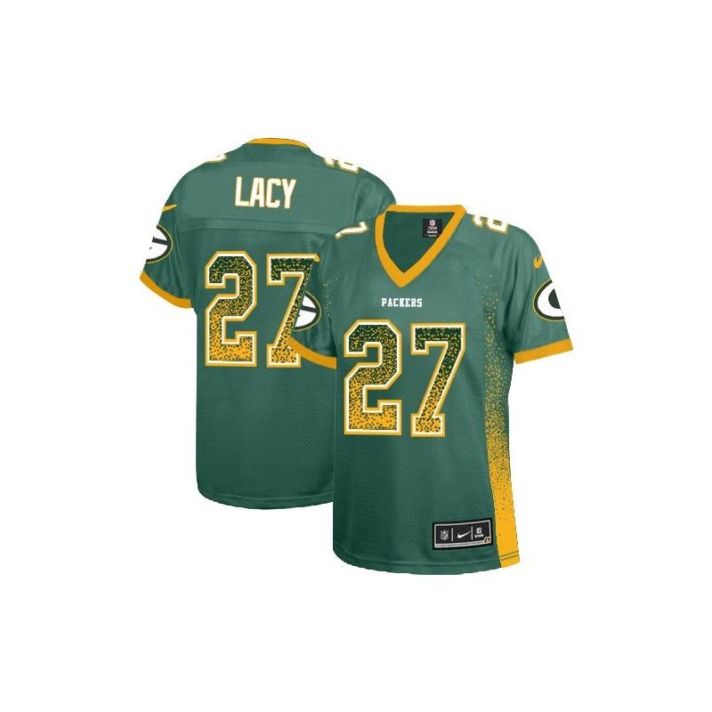 Cheap Eddie Lacy Packers Women Jersey From China Green Drift Fashion I #27