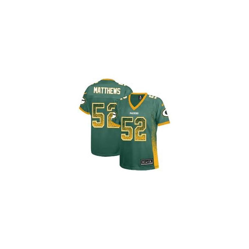 Cheap Clay Matthews Packers Women Jersey From China Green Drift Fashion I #52
