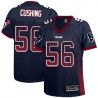 Cheap Brian Cushing Texans Women Jersey From China Blue Drift Fashion I #56