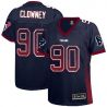 Cheap Jadeveon Clowney Texans Women Jersey From China Blue Drift Fashion I #90
