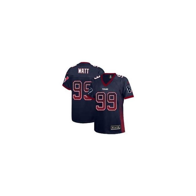 Cheap JJ Watt Texans Women Jersey From China Blue Drift Fashion I #99