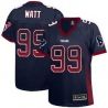 Cheap JJ Watt Texans Women Jersey From China Blue Drift Fashion I #99